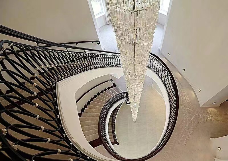Dutti LED Modern Crystal Chandelier Pendant Lighting Unique Design OEM/ODM for Villa Stairwell 
