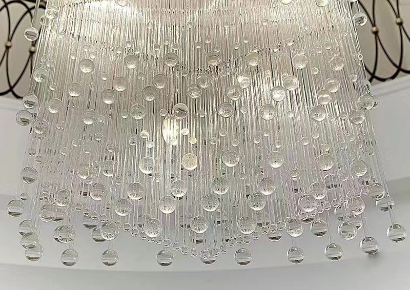 Dutti LED Modern Crystal Chandelier Pendant Lighting Unique Design OEM/ODM for Villa Stairwell 
